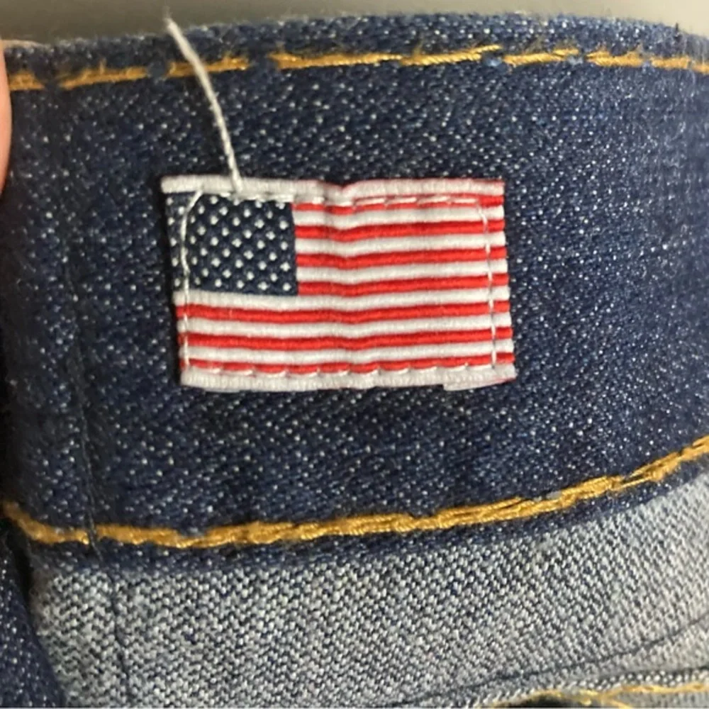 True Religion Men's Designer Jeans - Ricky Super T USA Straight 38‎ x 33.5